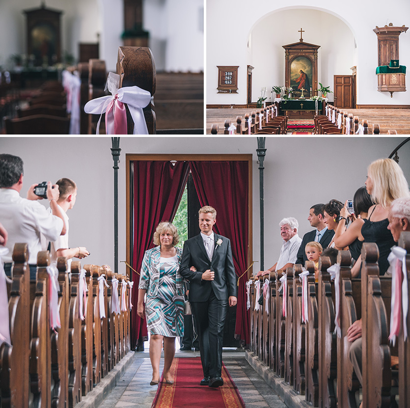 templomi esküvő
